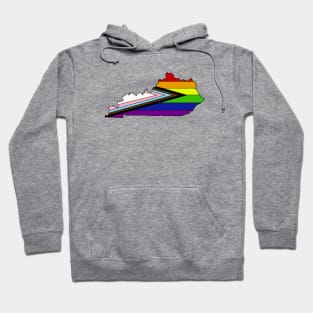 progress pride flag - Kentucky Hoodie